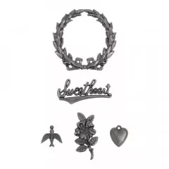 Tim Holtz - Idea-Ology - Metal Adornments - Sweetheart