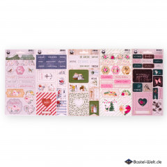 Piaket13 - 5 verschiedenen Chipboard Sticker im Set (1)