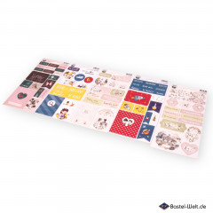 Piaket13 - 5 verschiedene Chipboard Sticker im Set (2)