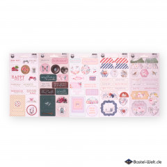 Piaket13 - 5 verschiedenen Chipboard Sticker im Set (4)