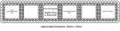 FINE Napkin Ring or Bookmark Outside Large Scallop EasyEdge FINE Napkin Ring or Bookmark Outside Large Scallop EasyEdge