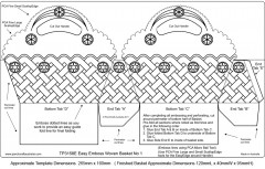 EMBOSSING Easy Emboss Woven Basket No 1 Template