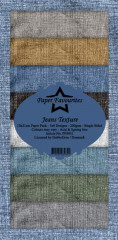 Paper Favourites Jeans Texture Slim Paper Pack