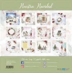 Nuestra Navidad 12x12 Scrap Paper Pack