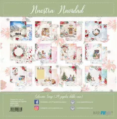 Nuestra Navidad 8x8 Scrap Paper Pack