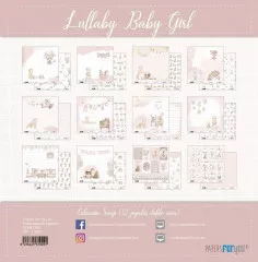 Lullaby Baby Girl 12x12 Scrap Paper Pack