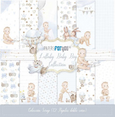 Lullaby Baby Boy 12x12 Paper Pack