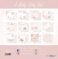 Lullaby Baby Girl 8x8 Scrap Paper Pack