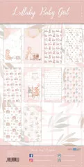 Lullaby Baby Girl 6x12 Slim Scrap Paper Pack