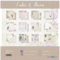 Ladies and Flowers 12x12 Paper Pack