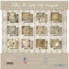 Killing Me Softly with Steampunk 12x12 Paper Pack