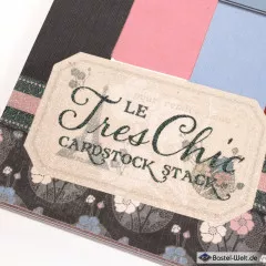 DCWV - 12x12 Paper Pad - Le Tres Chic - Cardstock Stack