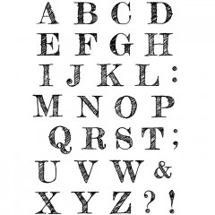 Clear Stamps - Design Uppercase Alphabet