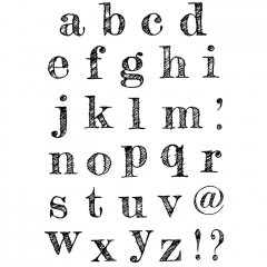 Clear Stamps - Design Lowercase Alphabet