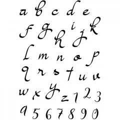 Clear Stamps - Moonlight Lowercase Alphabet