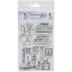 Clear Stamp Set - Chemical Reaction