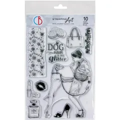 Clear Stamp Set - Dog air is my glitter