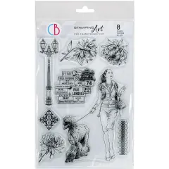 Clear Stamp Set - Walk in Paris