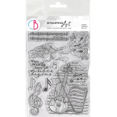 Clear Stamp Set - Music Begins