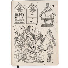 Clear Stamp Set - Happy Winter Season