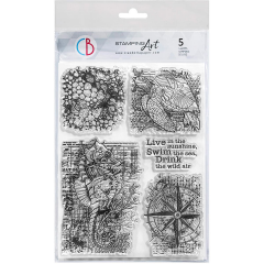 Clear Stamp Set - Coral Reef - Mechanical Marine