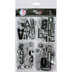 Clear Stamp Set - Design ABCD Letters