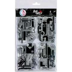 Clear Stamp Set - Design IJKL Letters