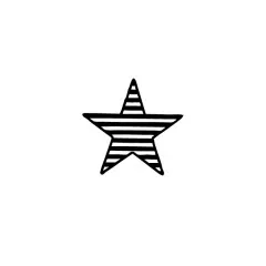 Stempel - Stern Streifen