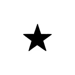 Stempel - Stern flächig