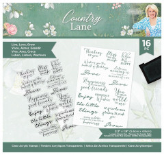 Clear Stamps - Country Lane Live, Love, Grow