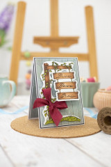 Clear Stamps and Cutting Die - Country Lane Hanging Sign and Vin