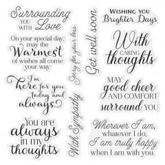 Clear Stamps - Caring Thoughts Always in my Thoughts