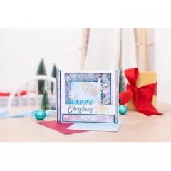 Frosty and Bright 4x6 Luxury Foiled Card Pad