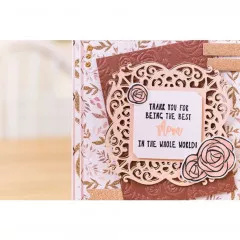 Rose Gold Ornate Frame Die