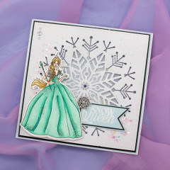 Clear Stamps and Cutting Die - The Snow Queen - The Snow Queen