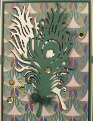 Metal Cutting Die - The Roaring 20’s - Fancy Feather