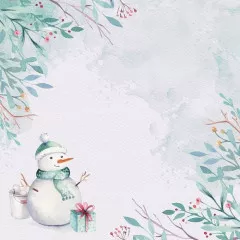 Watercolour Christmas 12x12 Paper Pad