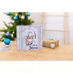 Clear Stamps and Die Set - Watercolour Christmas Build-A-Snowman