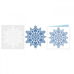 Stencil - Winters Sparkle Delicate Snowflake