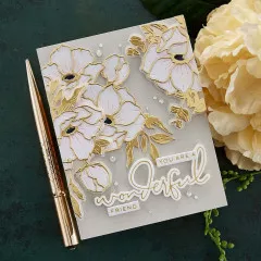 Spellbinders Etched Dies - Wonderful Script Sentiments