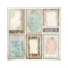 Stamperia 2-seitiges 12x12 Designpapier - Passion Cards