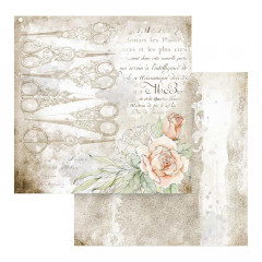 Stamperia 2-seitiges 12x12 Designpapier - Romantic Threads Sciss