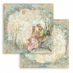 Stamperia 2-seitiges 12x12 Designpapier - Sleeping Beauty Lovers