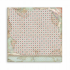 Stamperia 2-seitiges 12x12 Designpapier - Tea Cup Texture