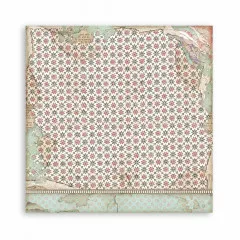 Stamperia 2-seitiges 12x12 Designpapier - Tea Cup Texture