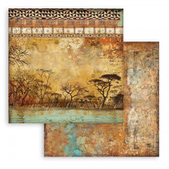 Stamperia 2-seitiges 12x12 Designpapier - Savana Tree