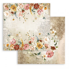 Stamperia 2-seitiges 12x12 Designpapier - Garden of Promises Flo