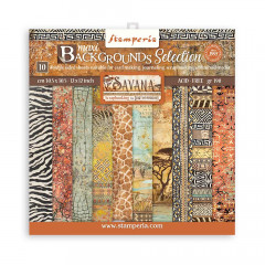 Savana 12x12 Maxi Background Paper Pack