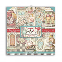 Alice through the looking glass 12x12 Paper Pack