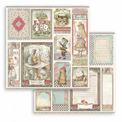 Alice through the looking glass 12x12 Paper Pack